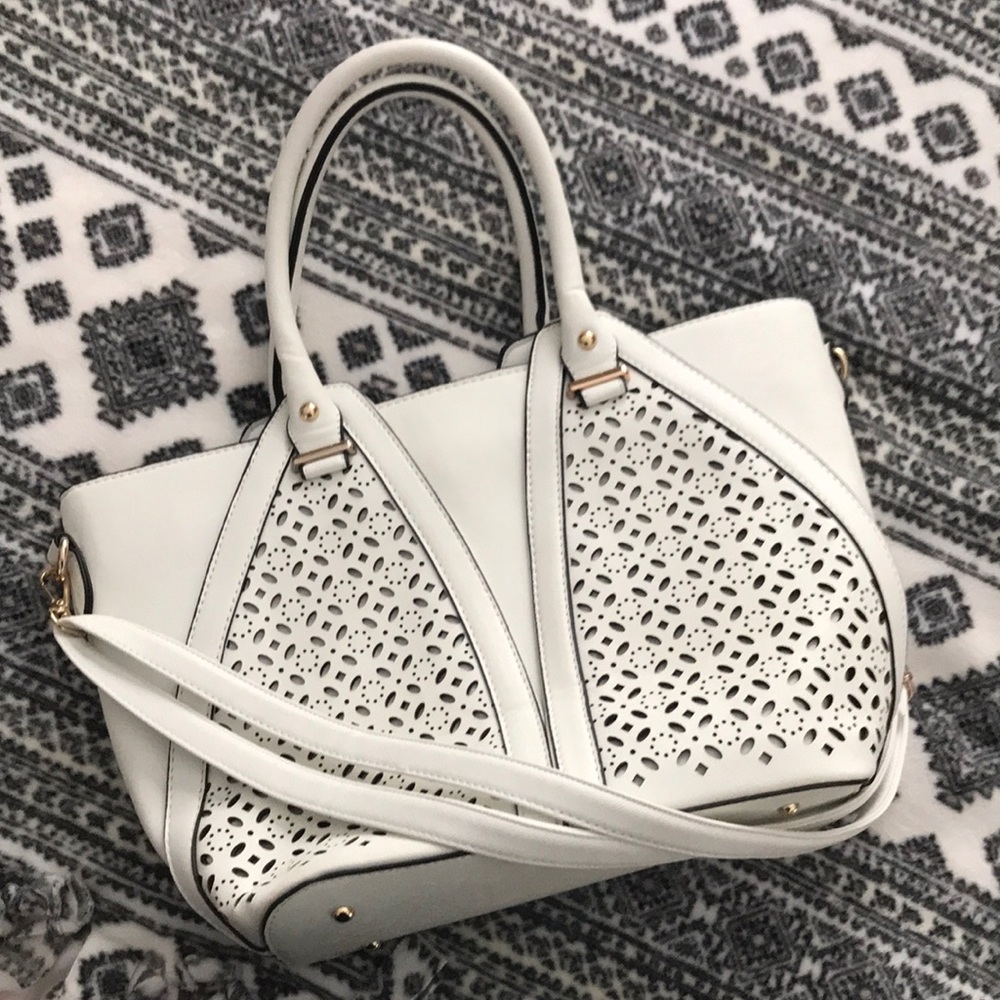 White purse